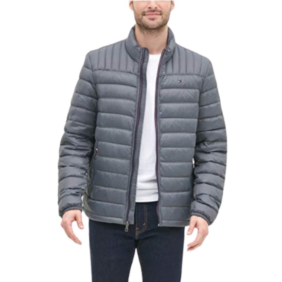 Tommy Hilfiger Men's Real Down Insulated Packable Jacket Size Large - Picture 1 of 15